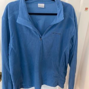 Columbia quarter zip v neck